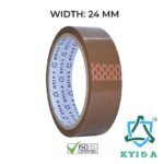 KYI & A Brown BOPP Packing Tape | 36 mm x 65 Meter | Carton Sealing Tape | Single Roll (Pack of 12, 50m) - Image 6