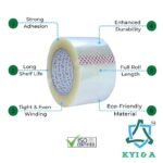 KYI & A Transpernte BOPP Packing Tape | 48 mm x 150 Meter | Carton Sealing Tape | Single Roll - Image 2