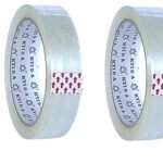 KYI & A Pack of 2 Premium Transparent Strong Adhesive Packing Tape – Heavy Duty Box Sealing Tape for Shipping, Moving, Storage, Office & Home – Tear-Resistant, Long-Lasting & Secure Seal (100)